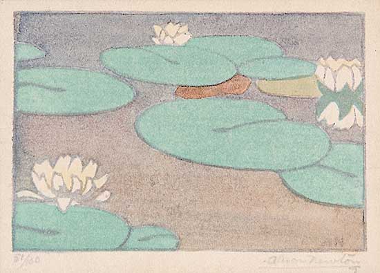 #550 ~ Newton - Untitled - Water Lilies  #51/100