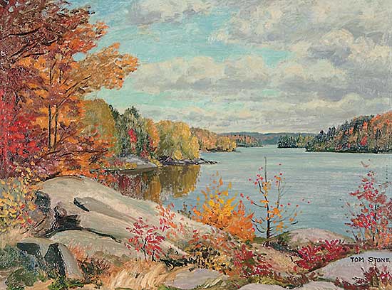 #626 ~ Stone - Autumn, Raven Lake
