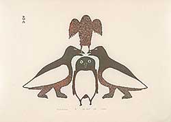 #500 ~ Inuit - Nuvoojuak Birds  #9/50