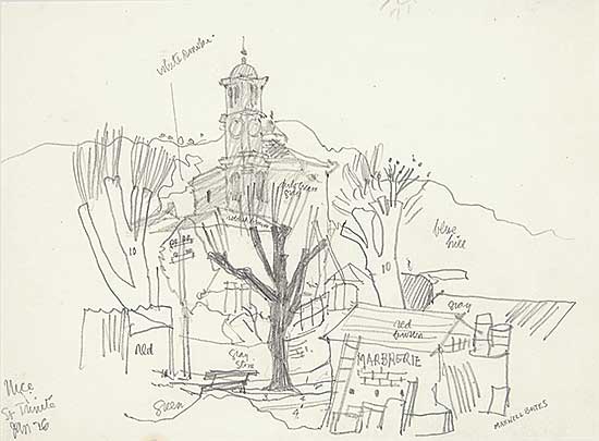 #6.1 ~ Bates - Church at Nice, St. Trinite, Jan. 26 [1959?]