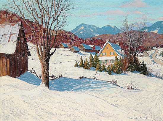 #23 ~ Champagne - The Beauty of a February Morning