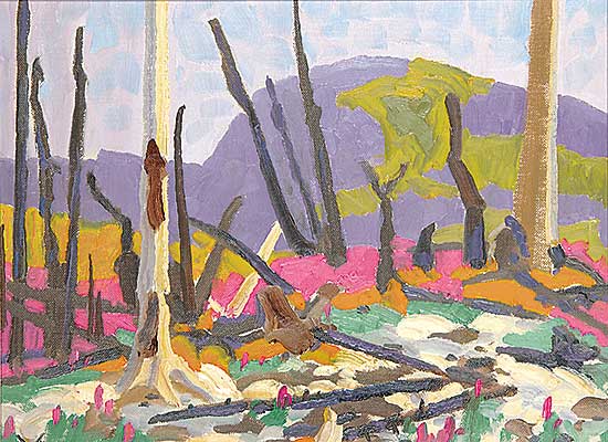 #61 ~ Kerr - White Rock and Fireweed, Storm Mountain