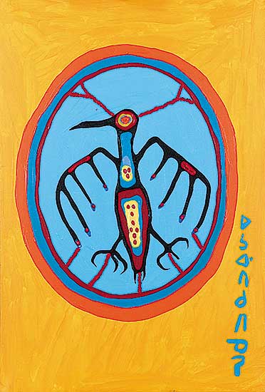 #87 ~ Morrisseau - Untitled - Thunderbird