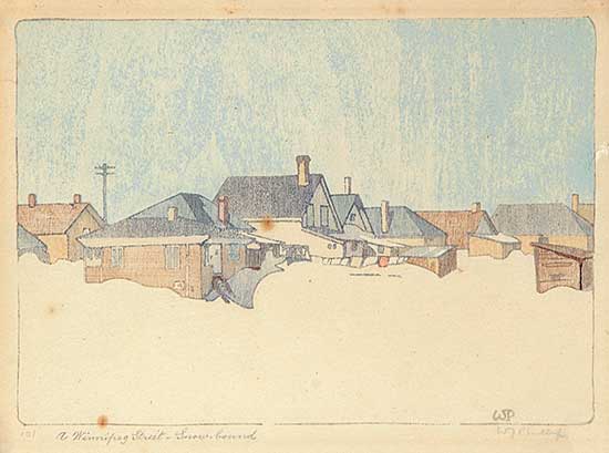 #102 ~ Phillips - A Winnipeg Street, Snow Bound