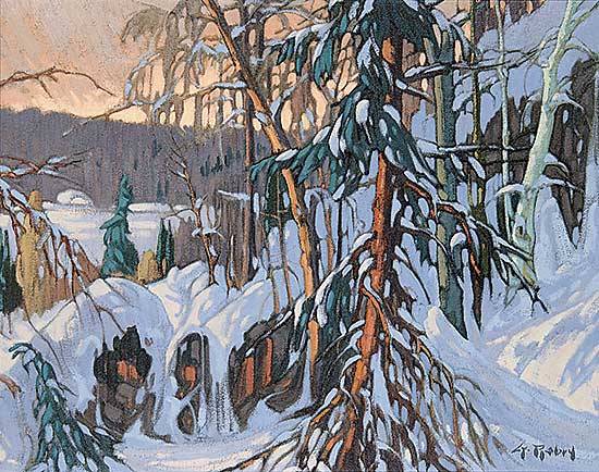 #107 ~ Rebry - Hiver en Foret