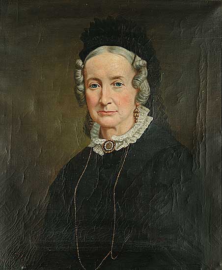 #231 ~ Vizard - Untitled - Portrait of a Lady with Seed Pearl Brooch