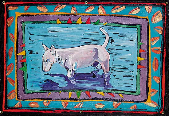 #310 ~ Leier - Dog in Pond