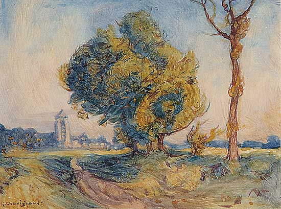 #421 ~ Chavignaud - Untitled - A Blustery Day