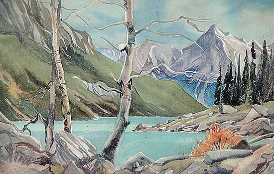 #472 ~ Middleton - Untitled - Mountain Lake