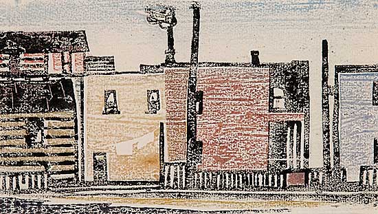 #489.1 ~ Petley-Jones - Row of Buildings, Edmonton, 1930