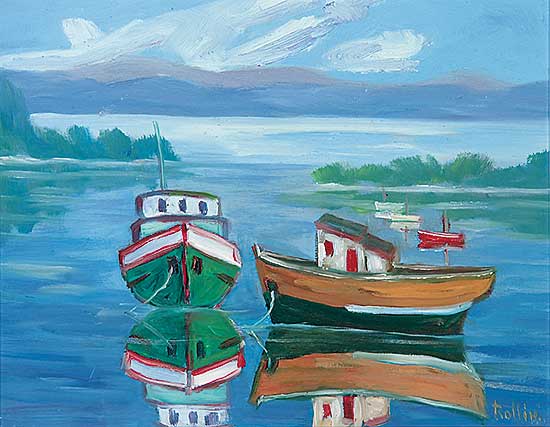 #505 ~ Rollin - Bateaux, Iles aux Coudes, Que.