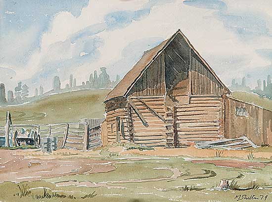 #534 ~ Shelton - Untitled - Barn and Corrals