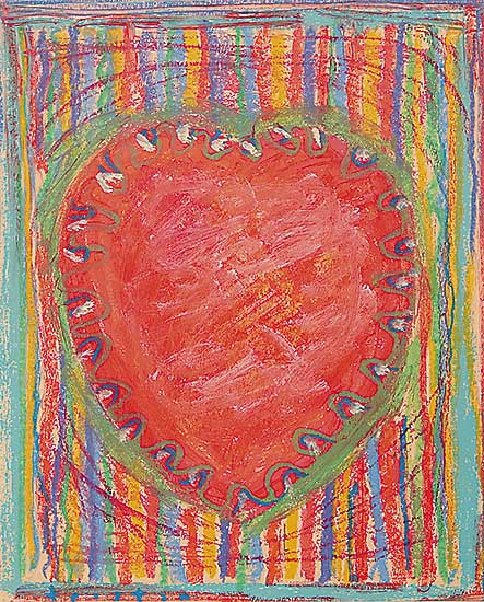 #558 ~ Tondino - Pin-Striped Heart