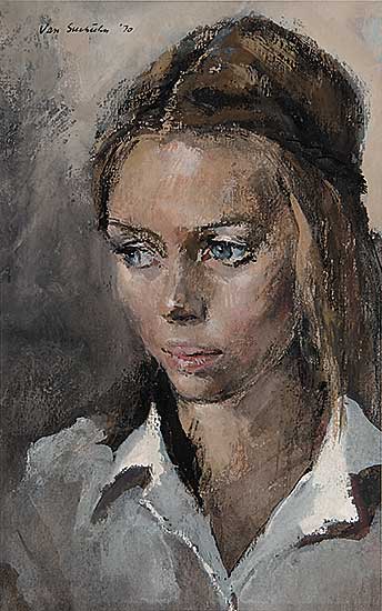 #559 ~ Vansuchtelen - Untitled - Portrait of a Woman