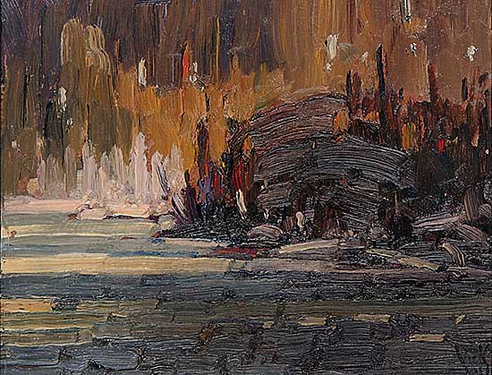 #560 ~ Vik - Untitled - Dawn on the River