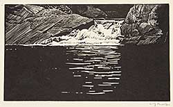 #104 ~ Phillips - Waterfall, Lake of the Woods
