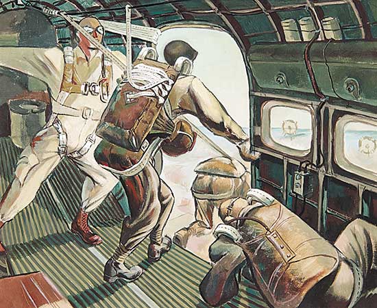 #14 ~ Bruce - Untitled - Paratrooper Getting Ready to Jump