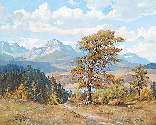 #28 ~ Crockford - View from Morley Hill and the Bow River Valley, Alberta