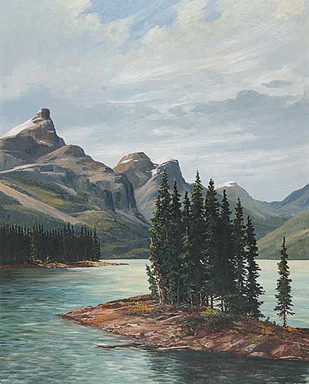 #30 ~ Crockford - Untitled - Maligne Lake