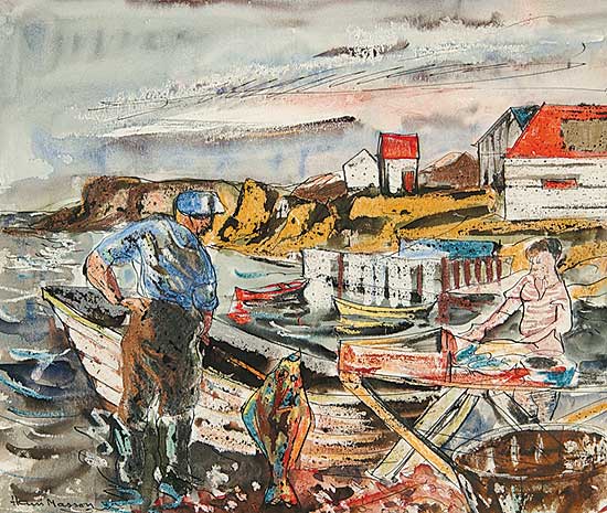 #78 ~ Masson - Untitled - Le pecheur
