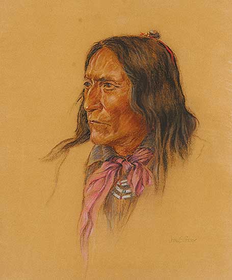 #97 ~ Perry - Untitled - Chief Crowfoot