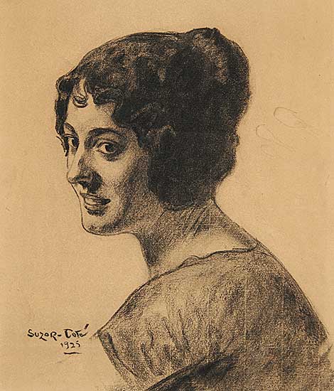 #113 ~ Suzor-Cote - Untitled - Portrait of a Woman