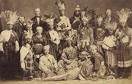 #252 ~ Inglis - Mohawk Group, Quebec, 1869