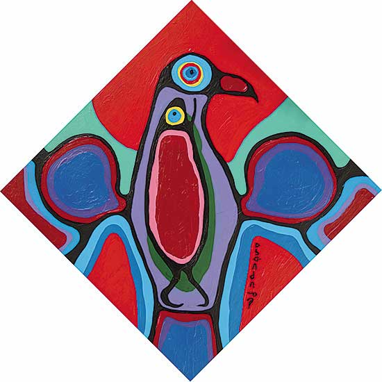 #329 ~ Morrisseau - Untitled - Bird Figure
