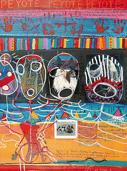 #335 ~ Poitras - The Ascend [sic] of the Peyote Eagle