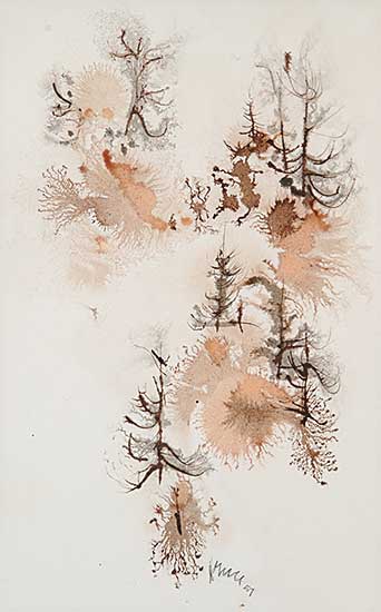 #407 ~ Bruce - Untitled - Abstract Landscape