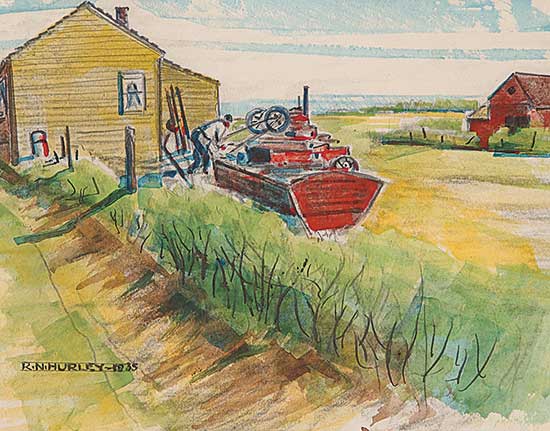 #435 ~ Hurley - Crick's Farm, near Langham, Sask.