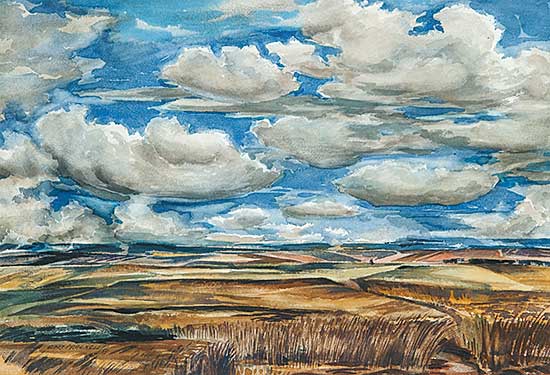 #497 ~ Pragnell - Untitled - Southern Alberta Scene