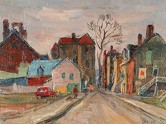#531 ~ Walsh - Untitled - Colourful Street Scene