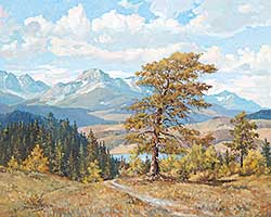 #28 ~ Crockford - View from Morley Hill and the Bow River Valley, Alberta