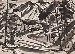 #81 ~ Masson - Untitled - Banff, 1952