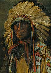 #88 ~ Metzger - Untitled - Portrait of a Chief