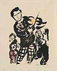 #312 ~ Chagall - Untitled - Violinist  #203/300