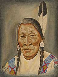 #495 ~ Plain Woman - Chief Mountain Horse