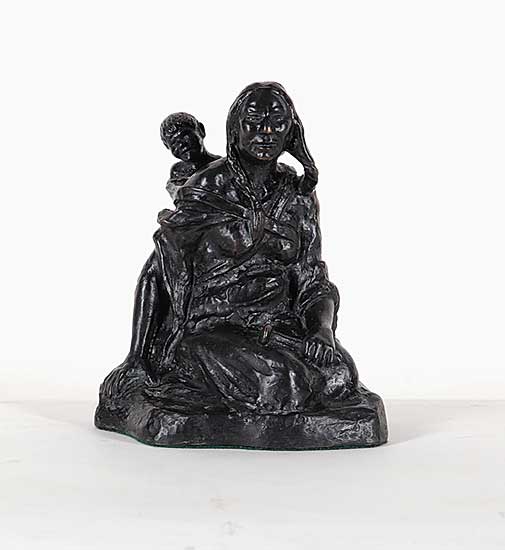 #4 ~ Beil - Untitled - Seated Mother and Papoose