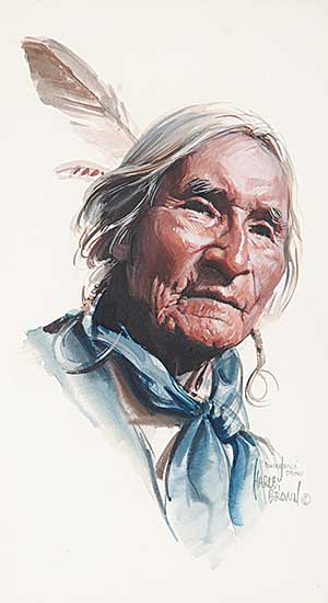 #19 ~ Brown - 'Powderface' Stoney
