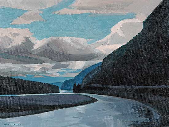 #29.1 ~ Collier - Skeena River, downstream from Kitsegucla, B.C.