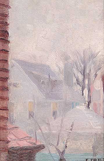 #45 ~ Fosbery - Untitled - View from the Artist's Studio on Albert St., Ottawa