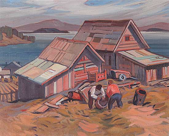 #50.1 ~ Glyde - Old Farm Buildings, North Saanich, Van. Island