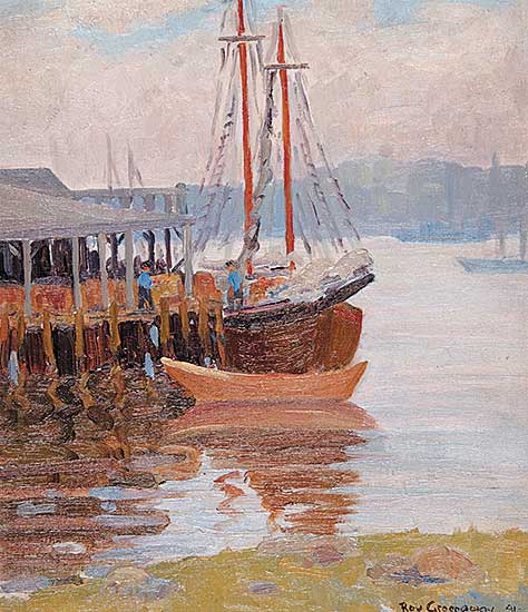 #53 ~ Greenaway - Untitled - Ships at Dock