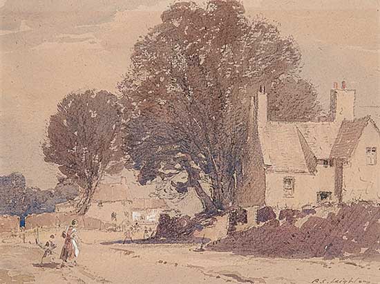 #67 ~ Leighton - Untitled - Home from the Market