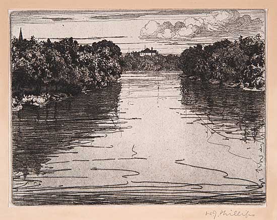 #90 ~ Phillips - The Assiniboine from Main Street Bridge