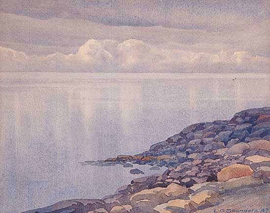 #98 ~ Saunders - Untitled - Sea Shore