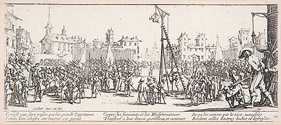 #204 ~ Callot - Les grandes miseres de la guerre - The Strappado