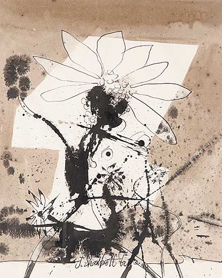 #320 ~ Shadbolt - Flower Drawing #7