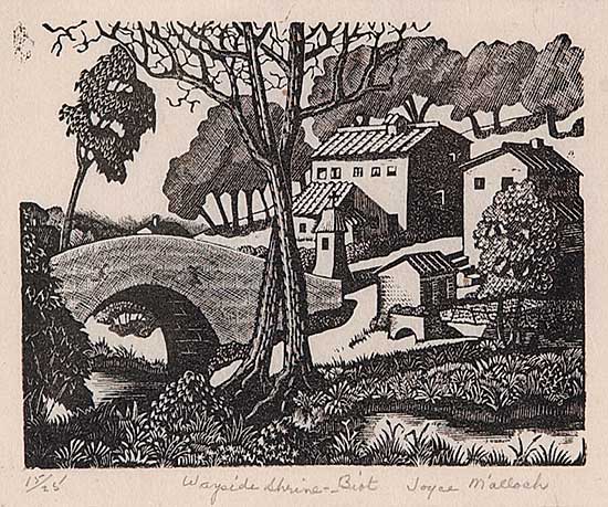 #543 ~ Malloch - Wayside Shrine, Biot  #15/25